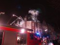 Feuer 3 Dachstuhlbrand Koeln Muelheim Gluecksburgstr P136